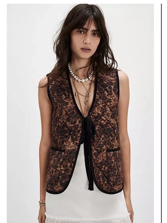 Free People Jackets & Blazers - Few people leopard Vest